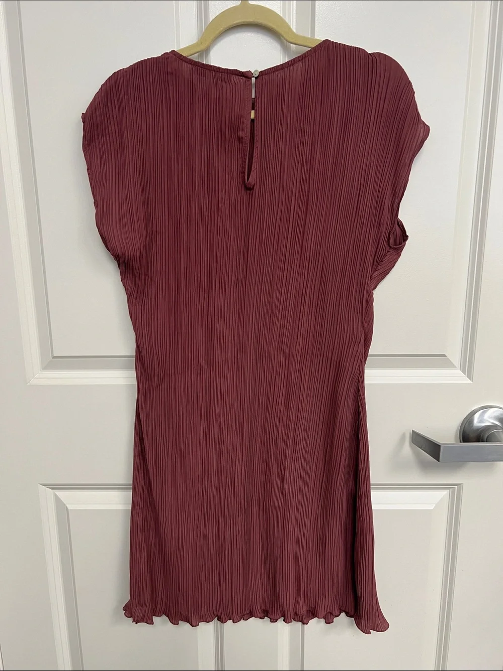 Madewell Plisse Mini Dress